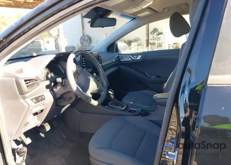 2020 Hyundai Ioniq Hybrid Blue из США, поврежденный, VIN KMHC65LC7LU227404